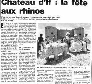 Générique Vapeur -1001rhinos-juil1991