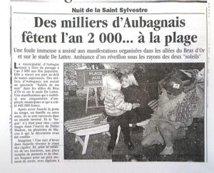 Aubagne 1er de l'an 2000