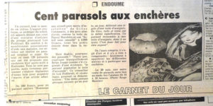 Ventes aux enchères 1992