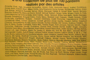 Liste des artistes ayant peint un parasol