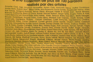 Liste des artistes ayant peint un parasol