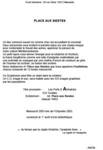 Projet Odyssée 2003