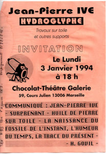 Exposition Jean-Pierre Ive Marseille 1994